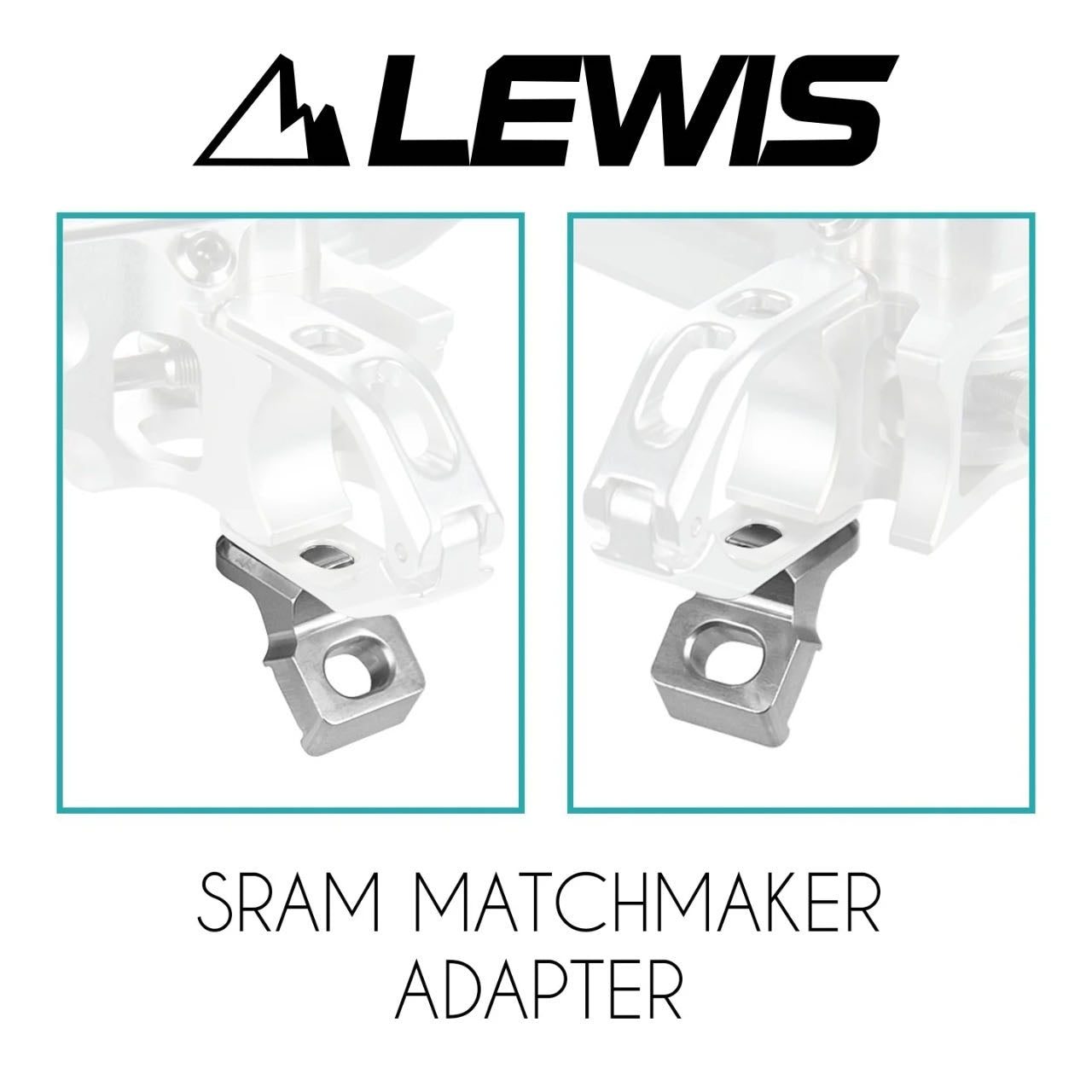Lewis LH4/LHT SRAM Matchmaker-adapter – Boutique MTB