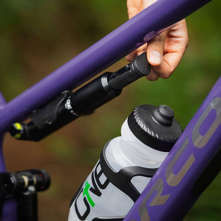 OneUp Inline Pump Mount bolted boutique-mtb