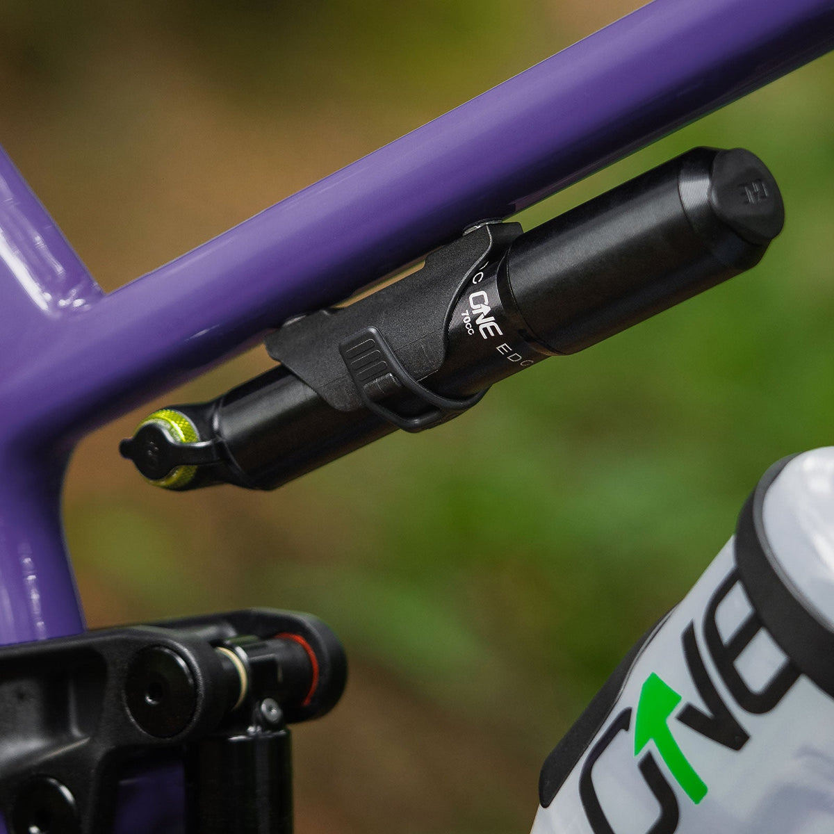 OneUp Inline Pump Mount bolted boutique-mtb