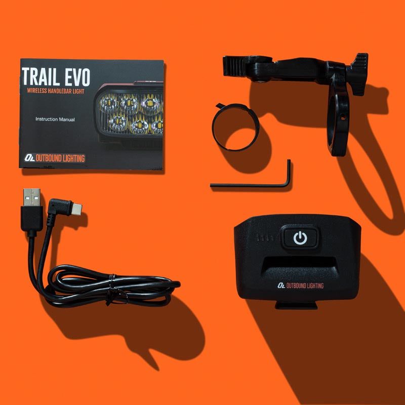 Outbound Lighting Trail Evo Handlebar light boutique-mtb