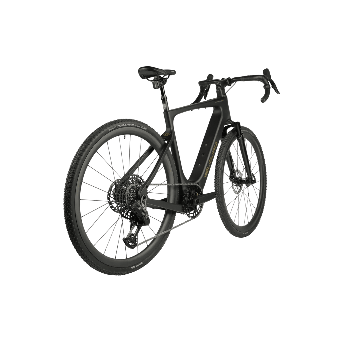 Velduro Phantom R M2 e-gravel bike - integrated battery system