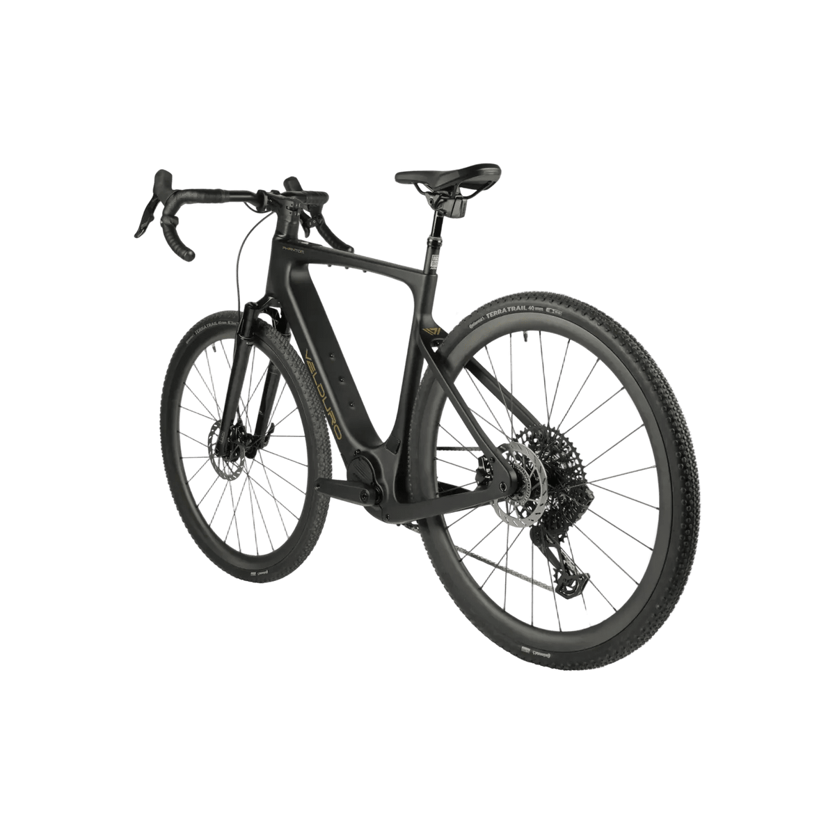Velduro Phantom R M2 e-gravel bike - carbon fork detail