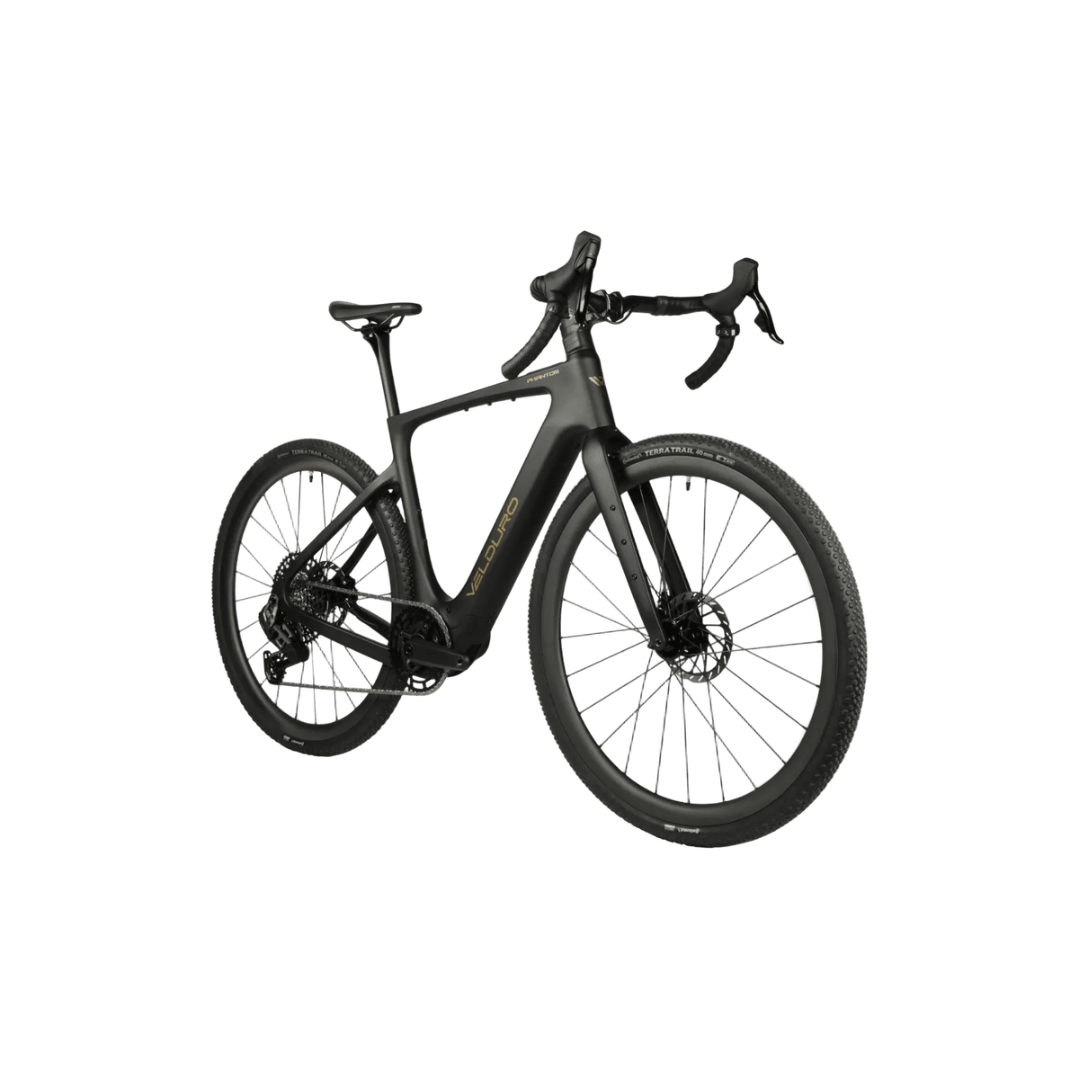 Velduro Phantom X M2 e-gravel bike - integrated battery system