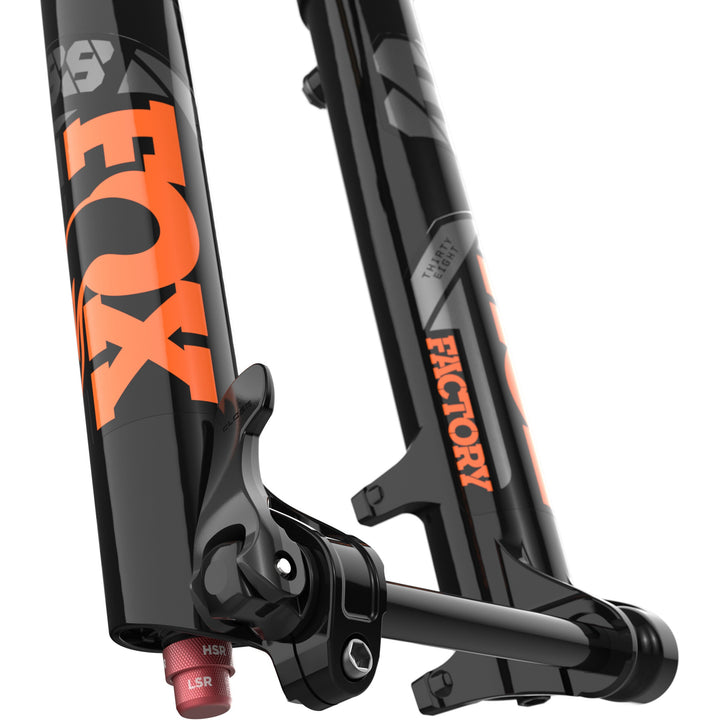 Fox Racing Shox 38 K Float 29" FS 170mm Grip 2 HSC LSC HSR LSR 15x110mm 1.5" T 58HT 44mm black/orange OEM Packaging boutique-mtb