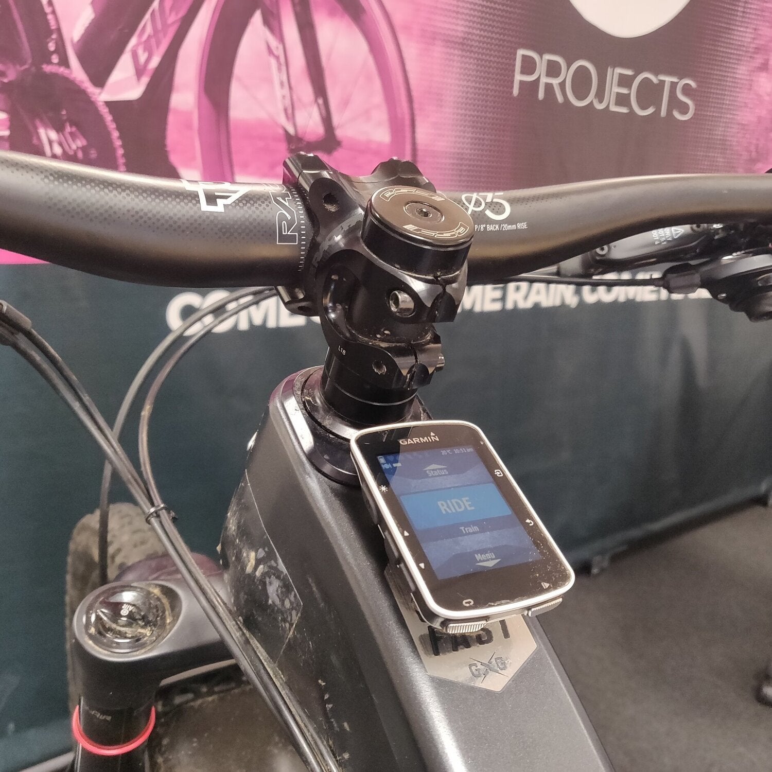 Garmin edge sales top tube mount